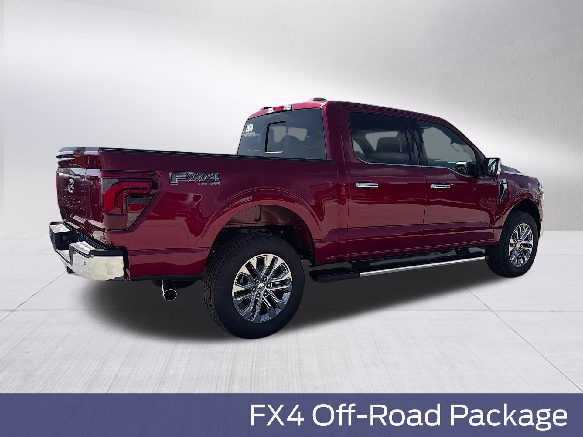 2026 Ruby Red Metallic Tinted Clearcoat Ford F-150 Lariat 4X4 Truck