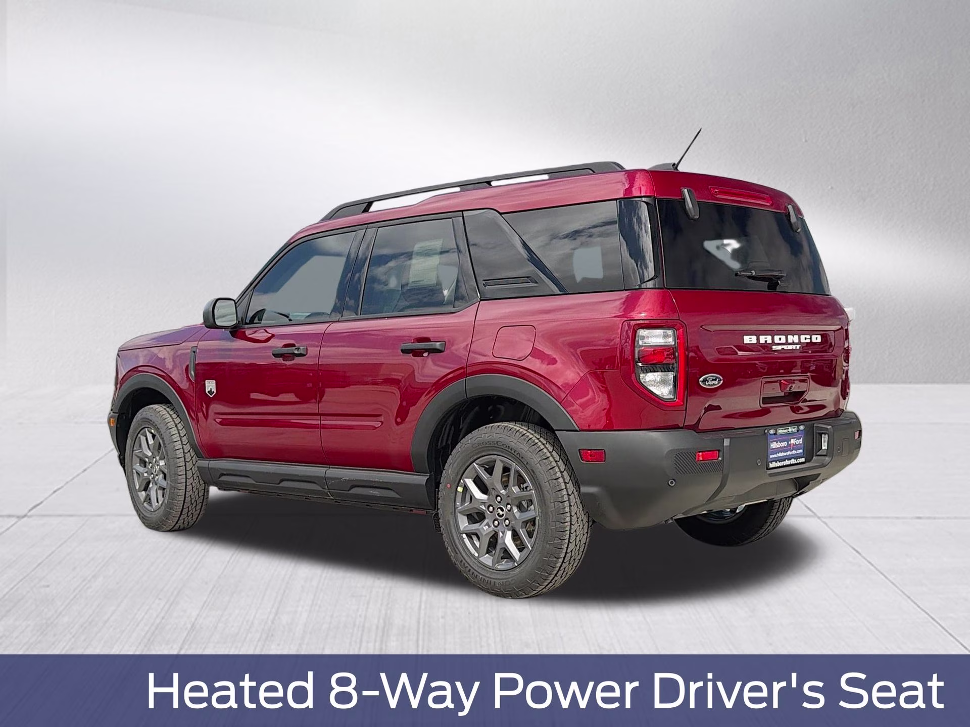 2025 Ruby Red Metallic Tinted Clearcoat Ford Bronco Sport Big Bend 4X4 SUV