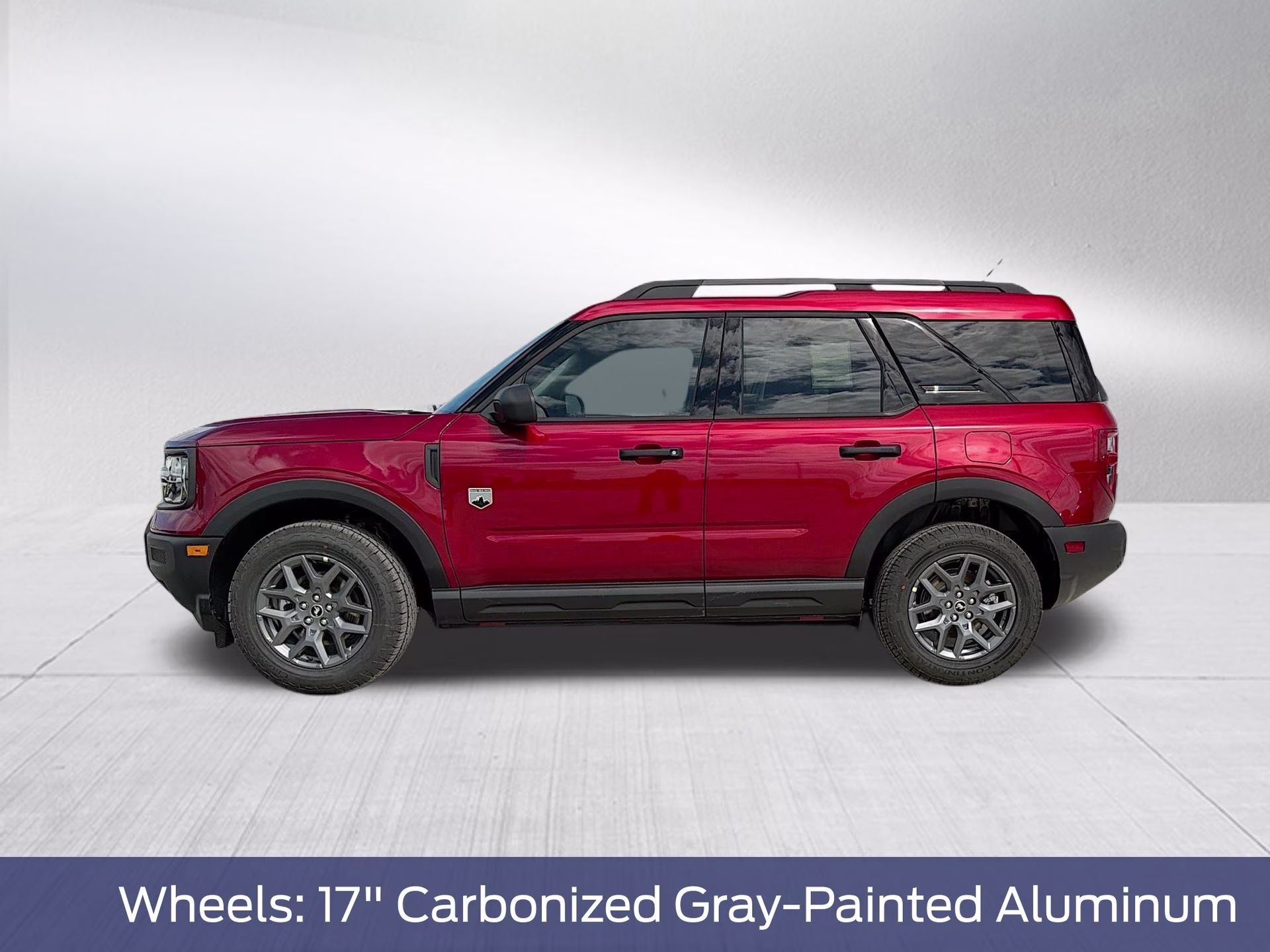 2025 Ruby Red Metallic Tinted Clearcoat Ford Bronco Sport Big Bend 4X4 SUV