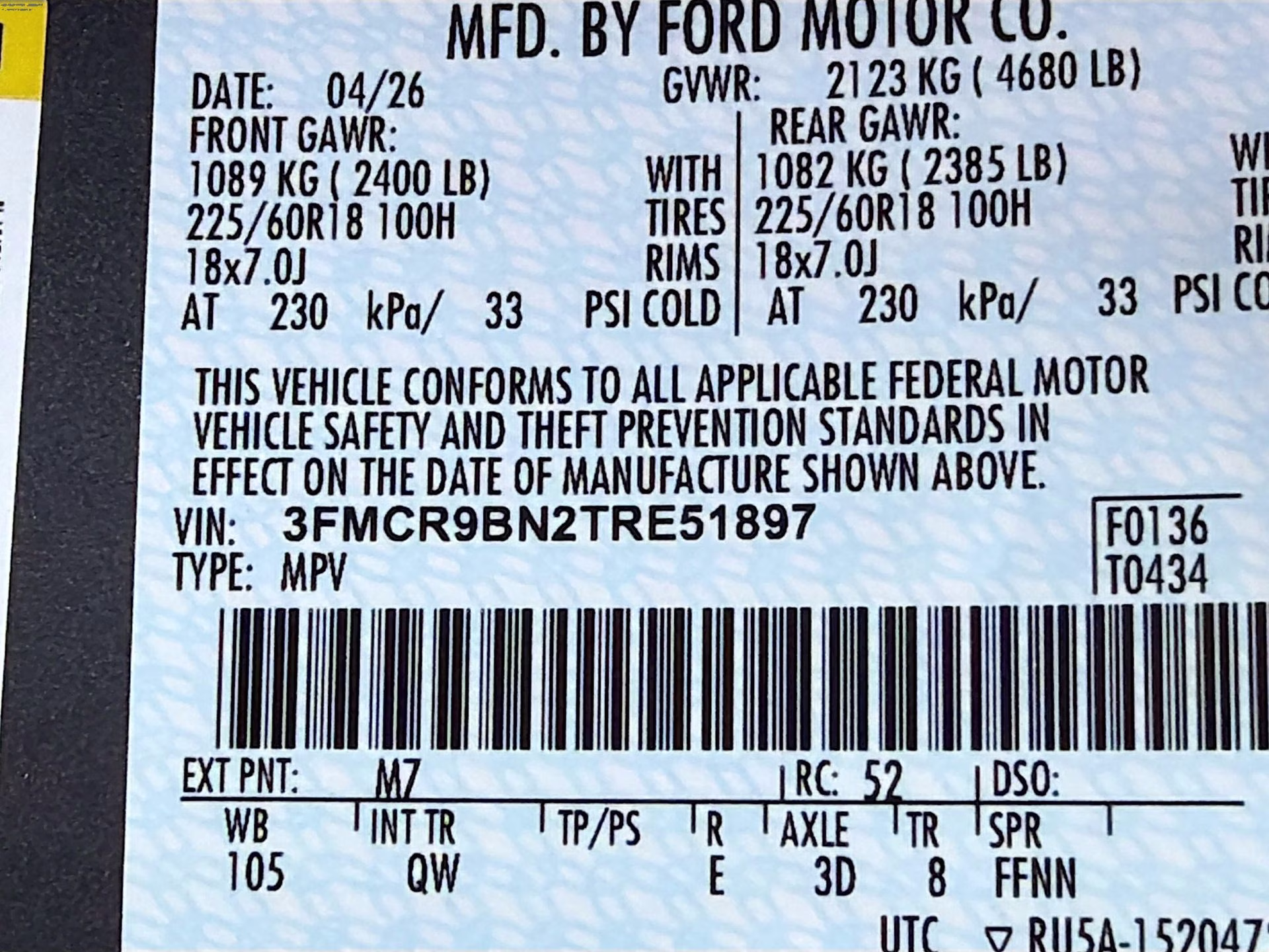 2026 Carbonized Gray Metallic Ford Bronco Sport Big Bend 4X4 SUV