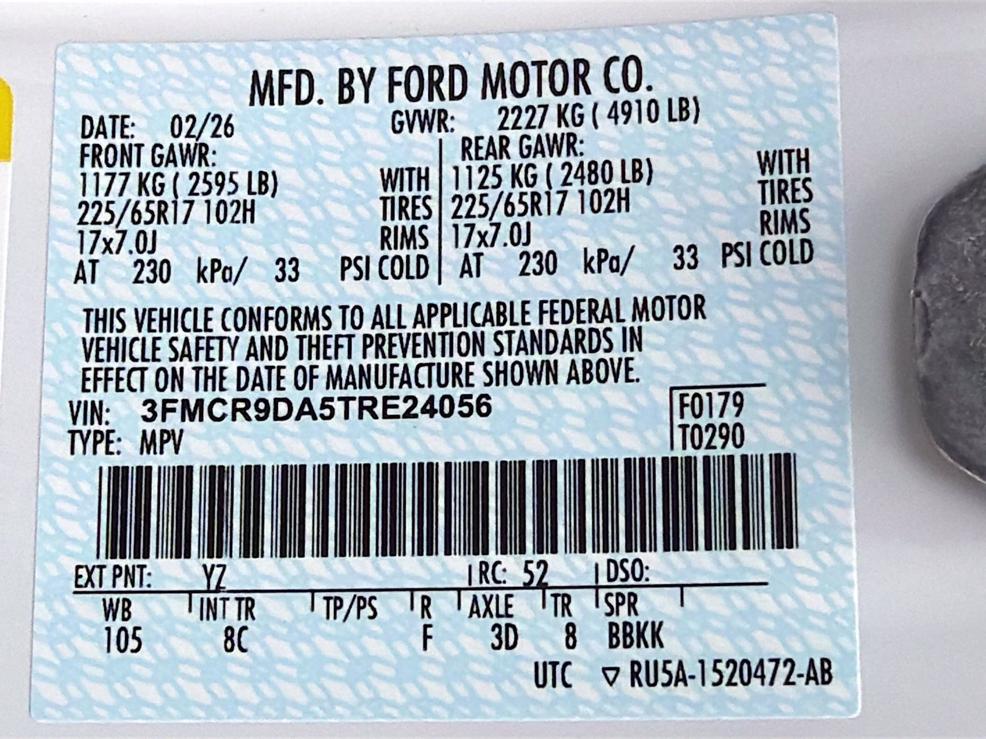 2026 Oxford White Ford Bronco Sport Badlands 4X4 SUV