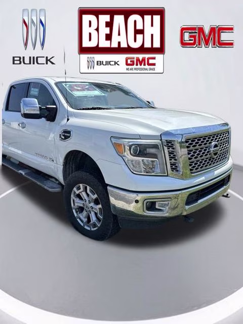 2017 Pearl White Nissan Titan XD SL 4X4 Truck