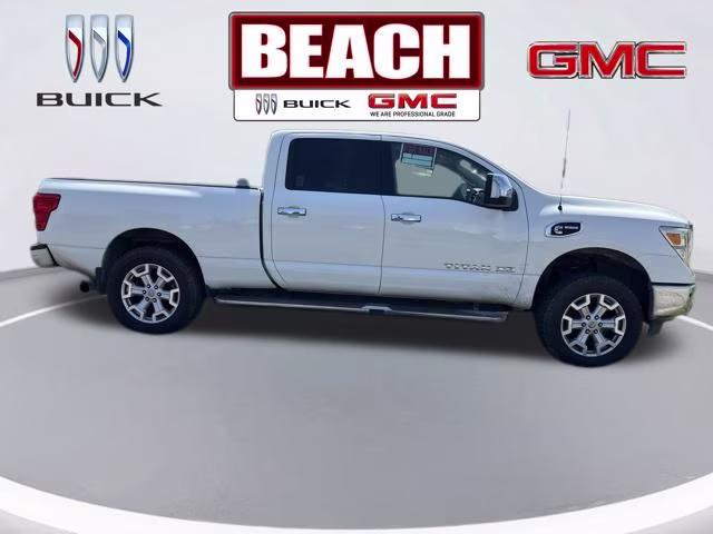2017 Pearl White Nissan Titan XD SL 4X4 Truck