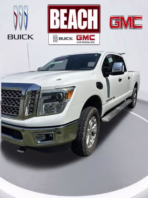 2017 Pearl White Nissan Titan XD SL 4X4 Truck