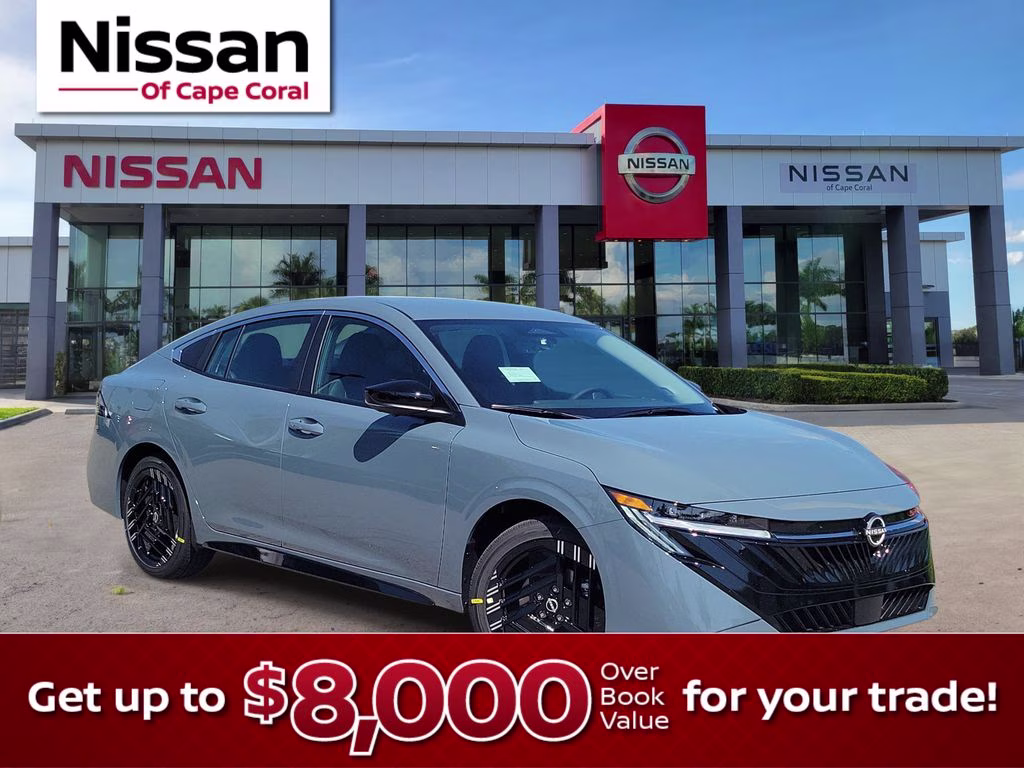 2026 Atlantic Gray Metallic Nissan Sentra SR FWD Sedan