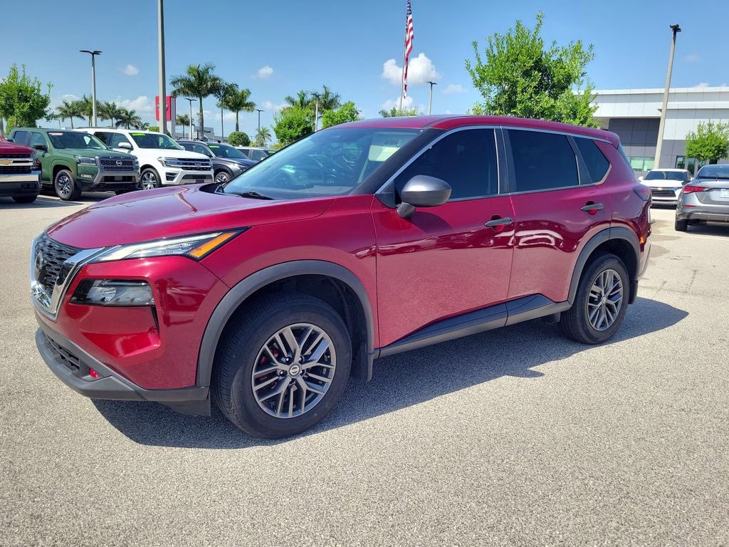 2021 Scarlet Ember Tintcoat Nissan Rogue S FWD SUV