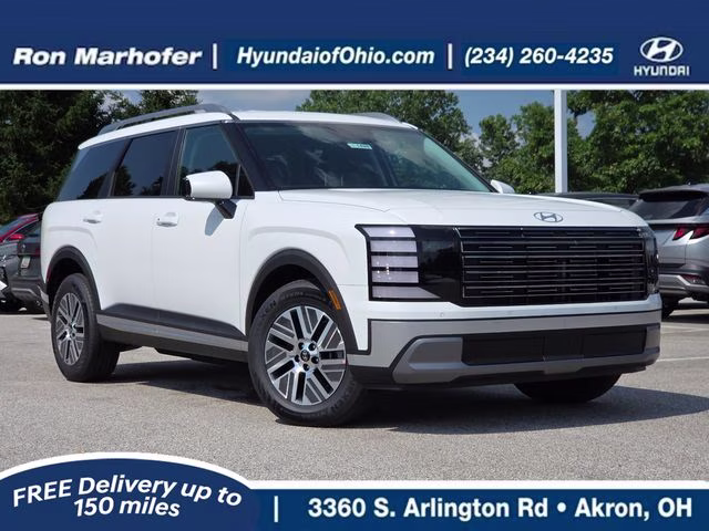 2026 Creamy White Pearl Hyundai Palisade Hybrid SEL AWD SUV
