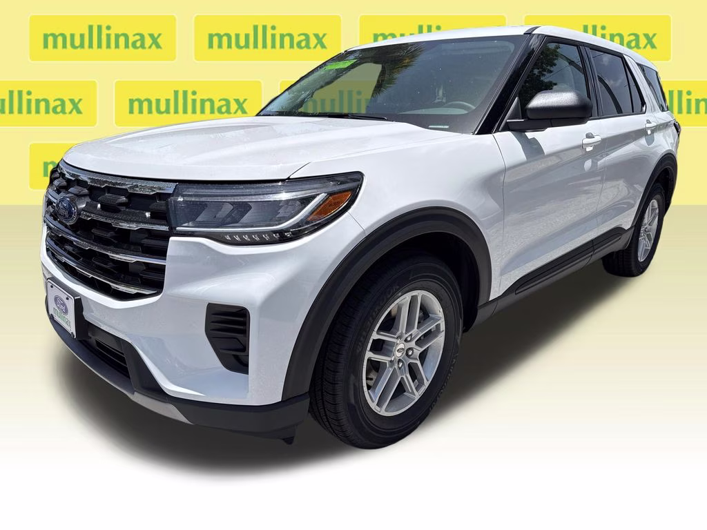 2026 Oxford White Ford Explorer Active RWD SUV