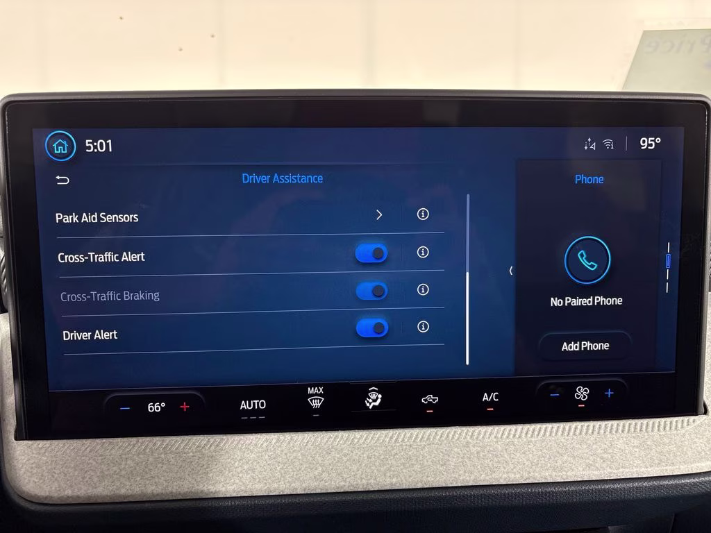 2026 Azure Gray Metallic Tri-Coat Ford Maverick XLT FWD Truck