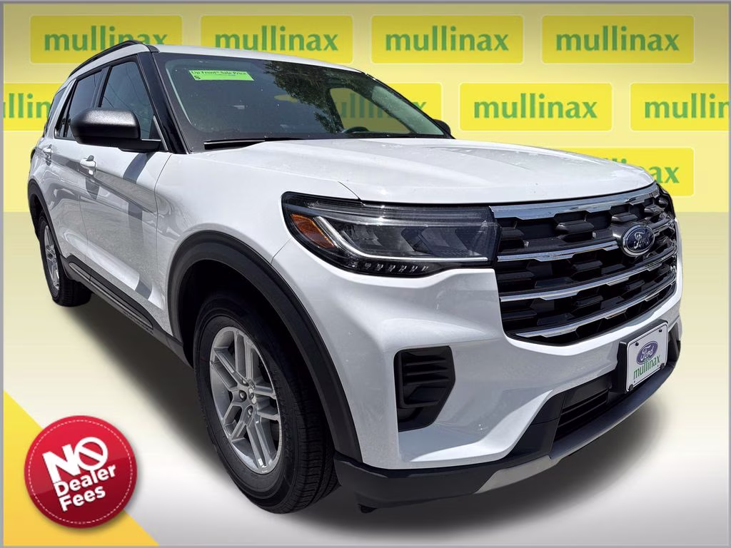 2026 Oxford White Ford Explorer Active RWD SUV