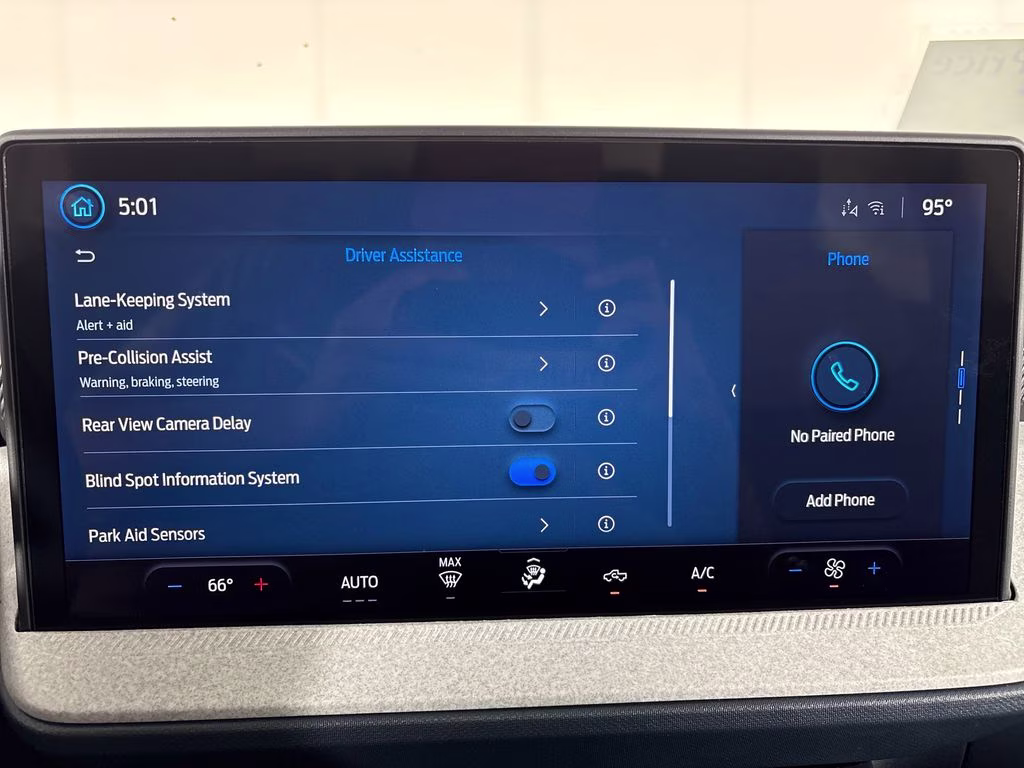 2026 Azure Gray Metallic Tri-Coat Ford Maverick XLT FWD Truck