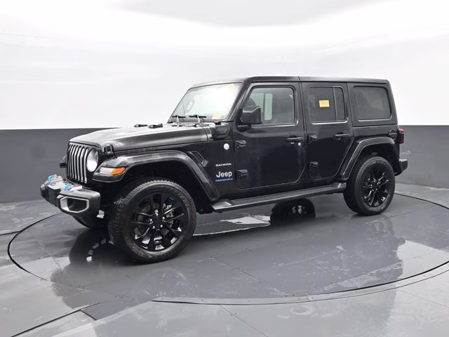 2023 Black Clearcoat Jeep Wrangler Sahara 4xe 4X4 SUV