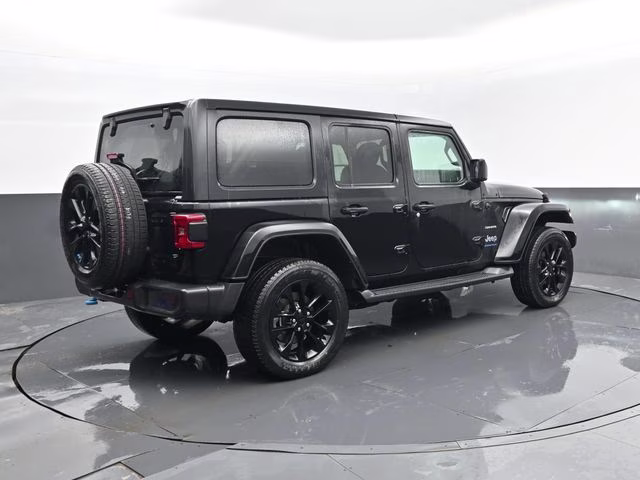 2023 Black Clearcoat Jeep Wrangler Sahara 4xe 4X4 SUV