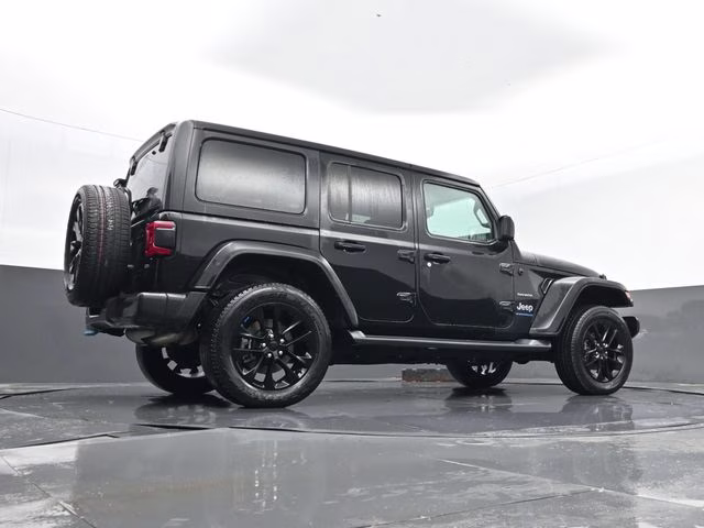 2023 Black Clearcoat Jeep Wrangler Sahara 4xe 4X4 SUV