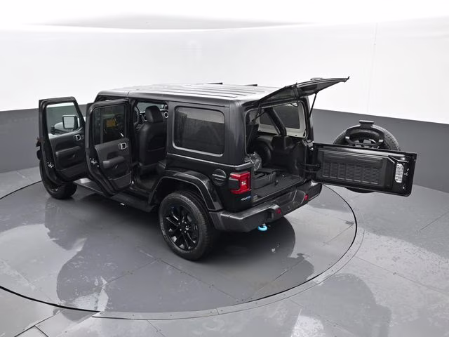 2023 Black Clearcoat Jeep Wrangler Sahara 4xe 4X4 SUV