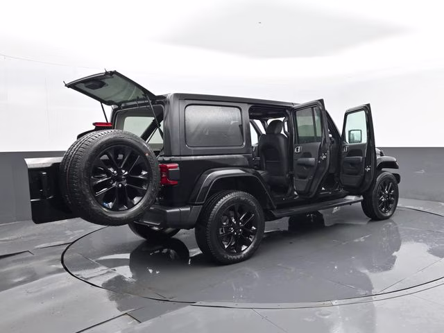 2023 Black Clearcoat Jeep Wrangler Sahara 4xe 4X4 SUV