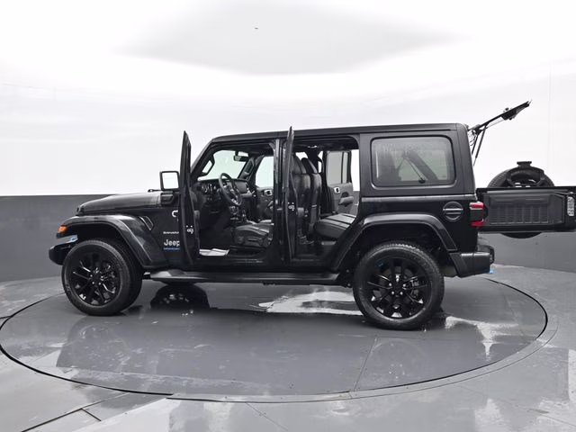 2023 Black Clearcoat Jeep Wrangler Sahara 4xe 4X4 SUV