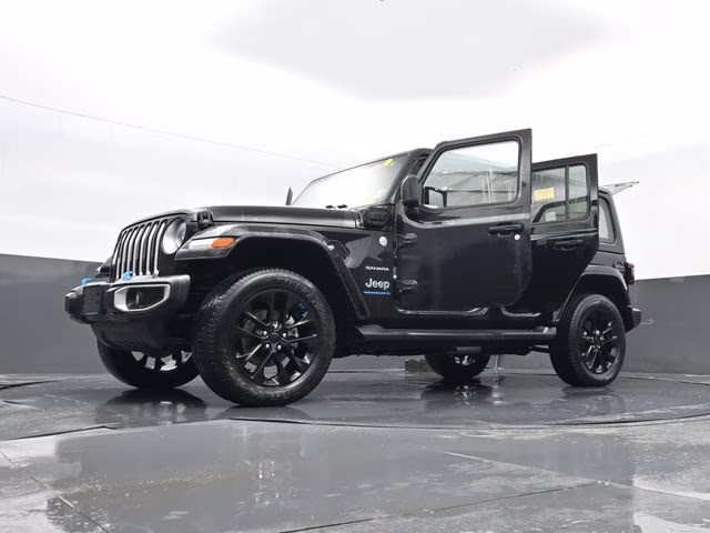 2023 Black Clearcoat Jeep Wrangler Sahara 4xe 4X4 SUV