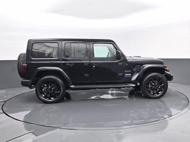 2023 Black Clearcoat Jeep Wrangler Sahara 4xe 4X4 SUV