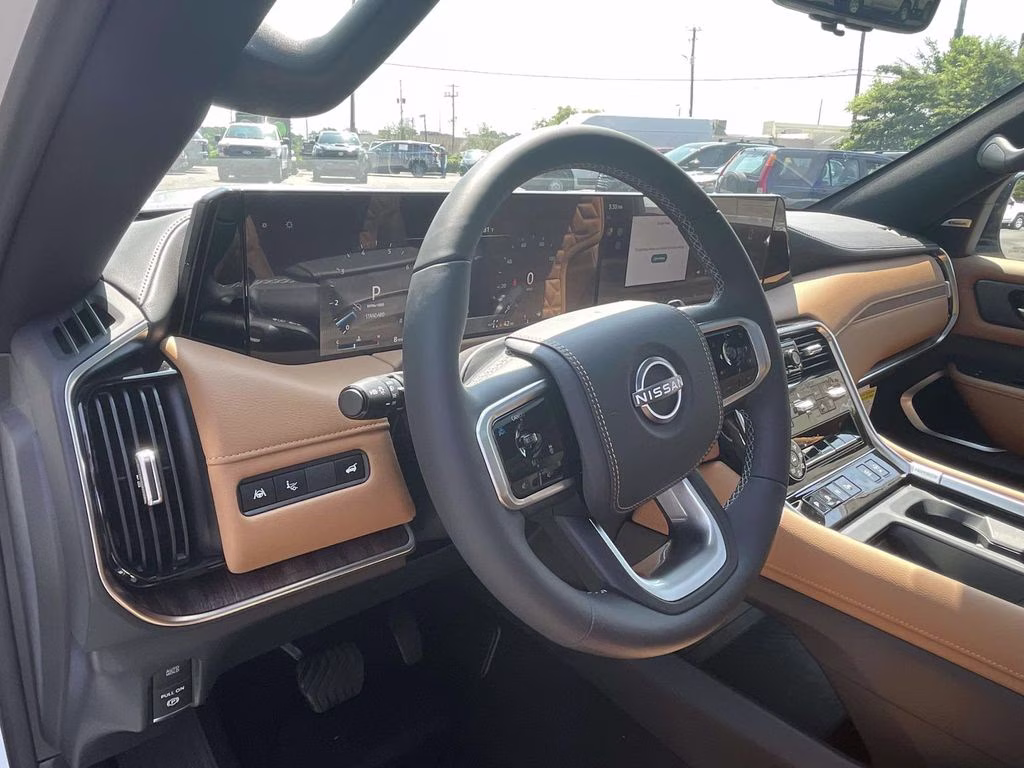 2026 Everest White Pearl/Black Nissan Armada Platinum Reserve 4X4 SUV
