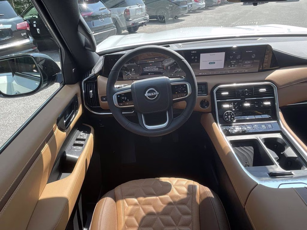 2026 Everest White Pearl/Black Nissan Armada Platinum Reserve 4X4 SUV