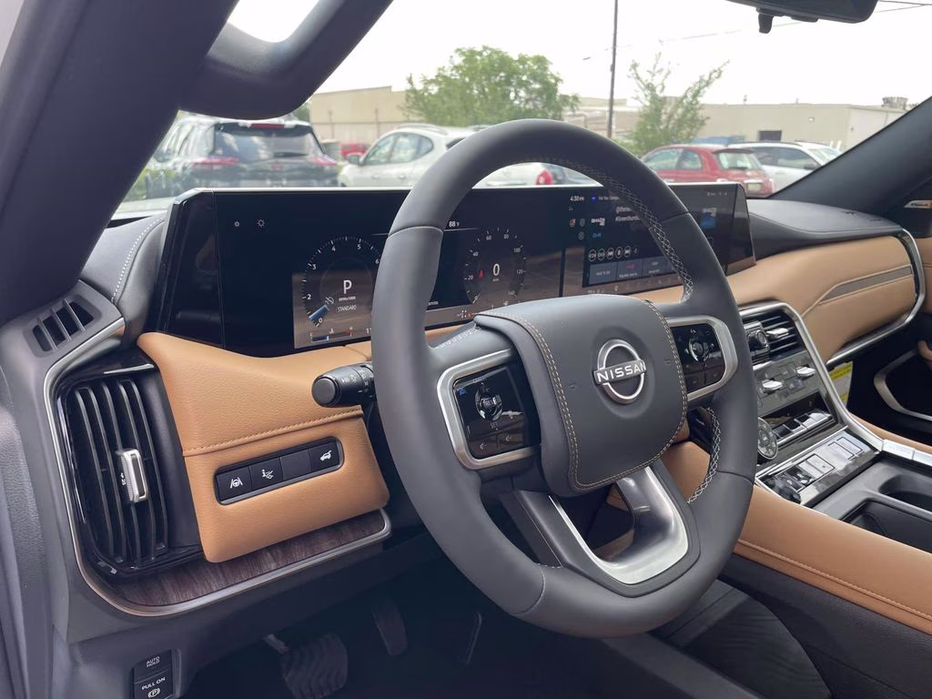 2026 Everest White Pearl/Black Nissan Armada Platinum Reserve 4X4 SUV