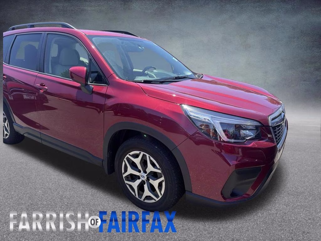 2021 Crimson Red Pearl Subaru Forester Premium AWD SUV