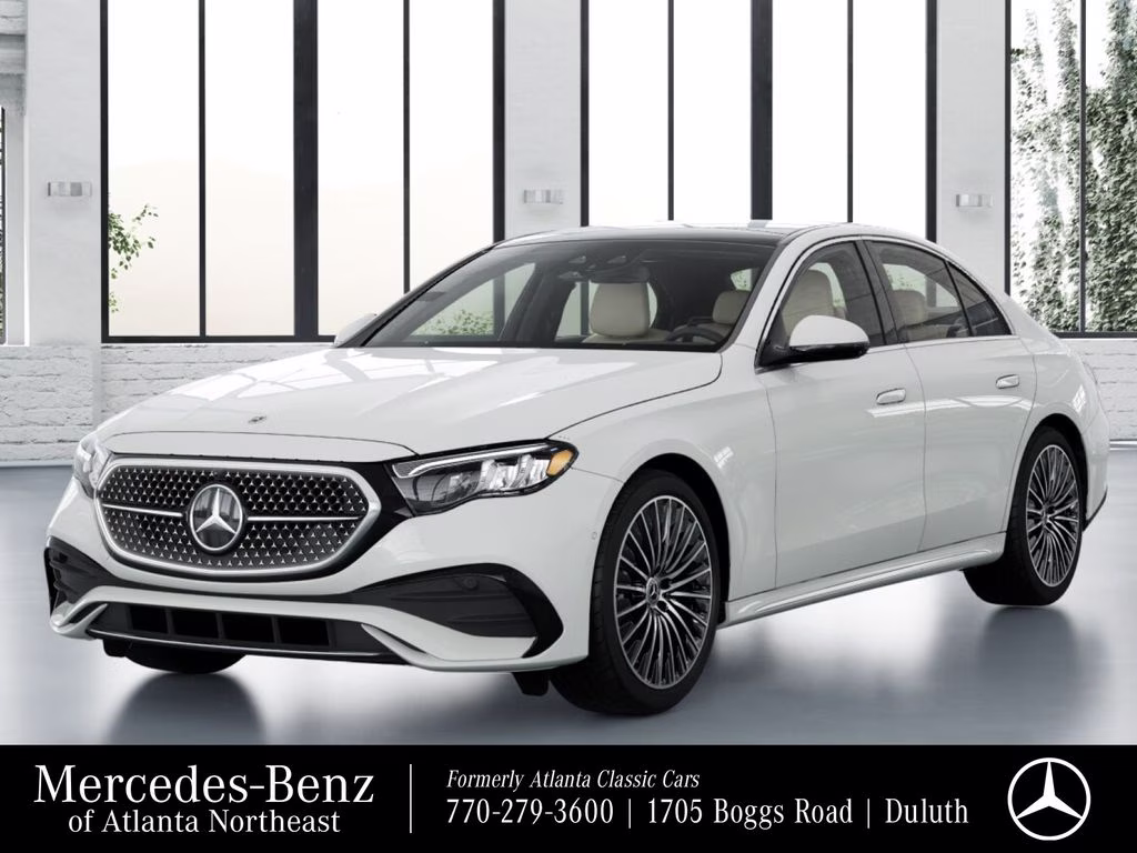 2026 Polarwhite Mercedes-Benz E-Class E 350 AWD Sedan