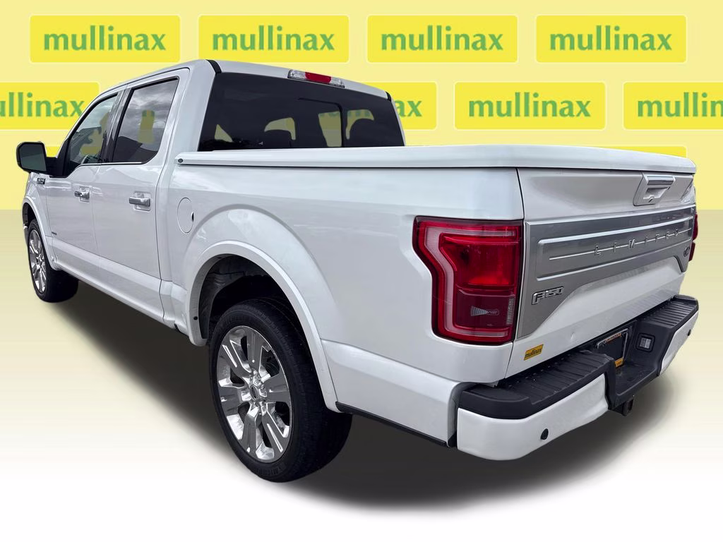 2017 White Platinum Clearcoat Metallic Ford F-150 Limited 4X4 Truck