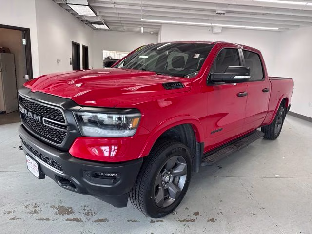 2021 Flame Red Clearcoat Ram 1500 Big Horn 4X4 Truck