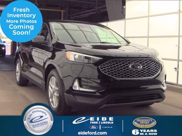 2024 Agate Black Metallic Ford Edge SEL AWD SUV