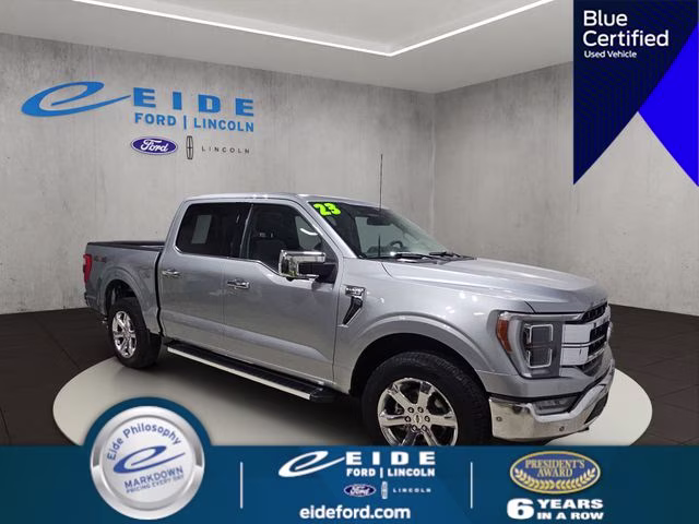 2023 Iconic Silver Metallic Ford F-150 Lariat 4X4 Truck