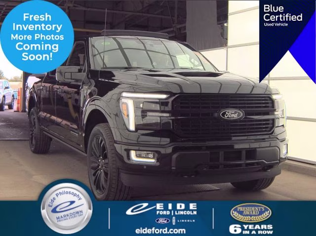 2025 Agate Black Metallic Ford F-150 Platinum 4X4 Truck