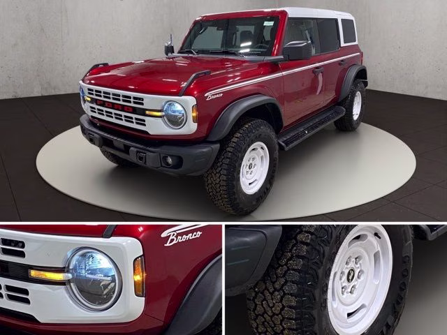 2026 Ruby Red Metallic Tinted Clearcoat Ford Bronco Heritage Edition 4X4 SUV