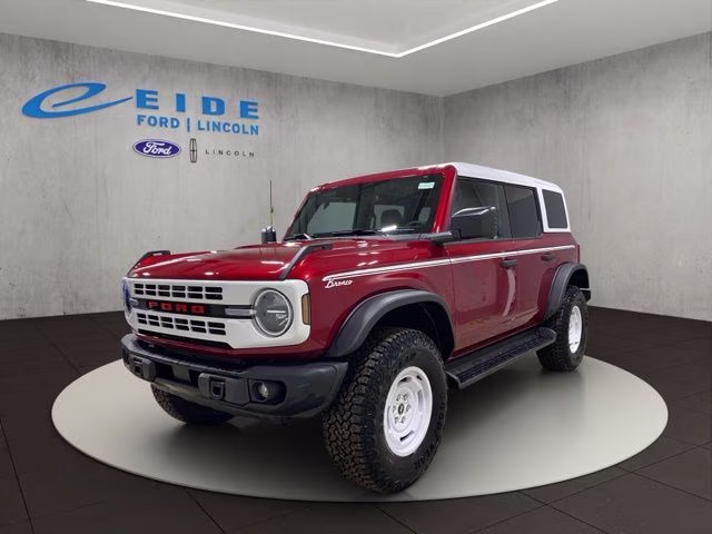 2026 Ruby Red Metallic Tinted Clearcoat Ford Bronco Heritage Edition 4X4 SUV