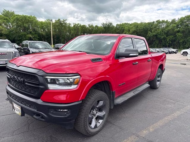 2021 Flame Red Clearcoat Ram 1500 Big Horn/Lone Star 4X4 Truck