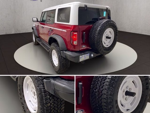 2026 Ruby Red Metallic Tinted Clearcoat Ford Bronco Heritage Edition 4X4 SUV