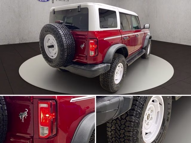 2026 Ruby Red Metallic Tinted Clearcoat Ford Bronco Heritage Edition 4X4 SUV
