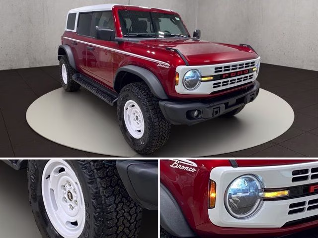 2026 Ruby Red Metallic Tinted Clearcoat Ford Bronco Heritage Edition 4X4 SUV
