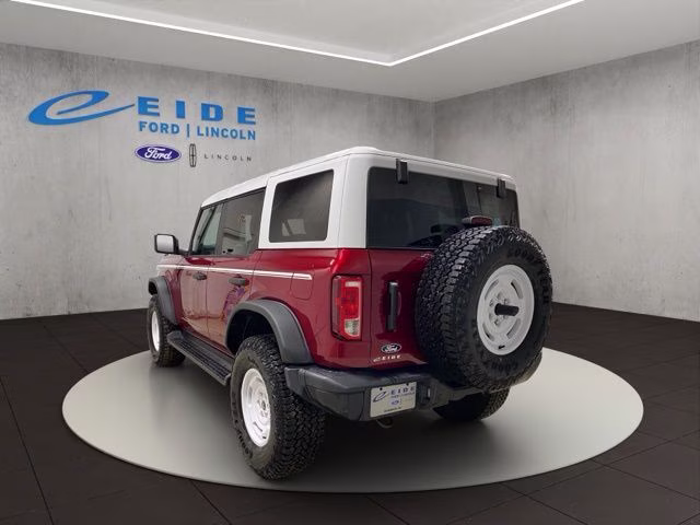 2026 Ruby Red Metallic Tinted Clearcoat Ford Bronco Heritage Edition 4X4 SUV