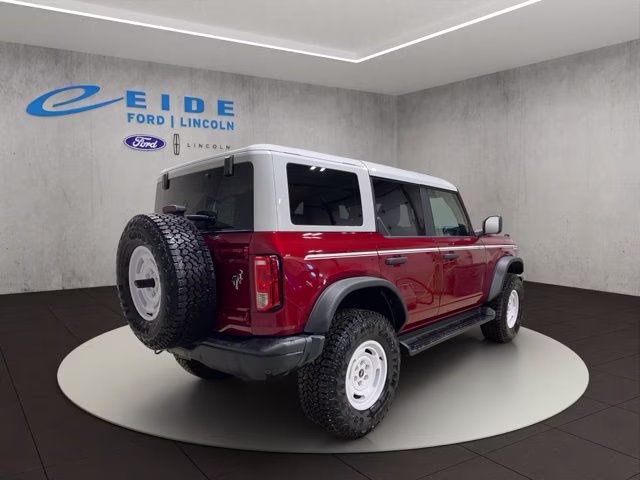 2026 Ruby Red Metallic Tinted Clearcoat Ford Bronco Heritage Edition 4X4 SUV