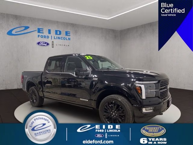 2025 Agate Black Metallic Ford F-150 Platinum 4X4 Truck