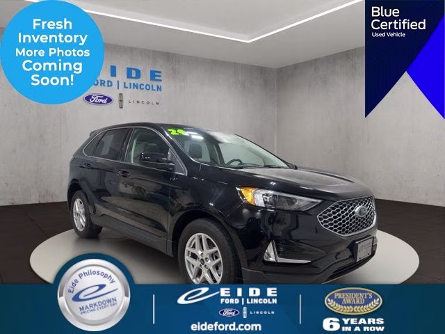 2024 Agate Black Metallic Ford Edge SEL AWD SUV
