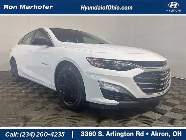 2022 White Chevrolet Malibu LS FWD Sedan