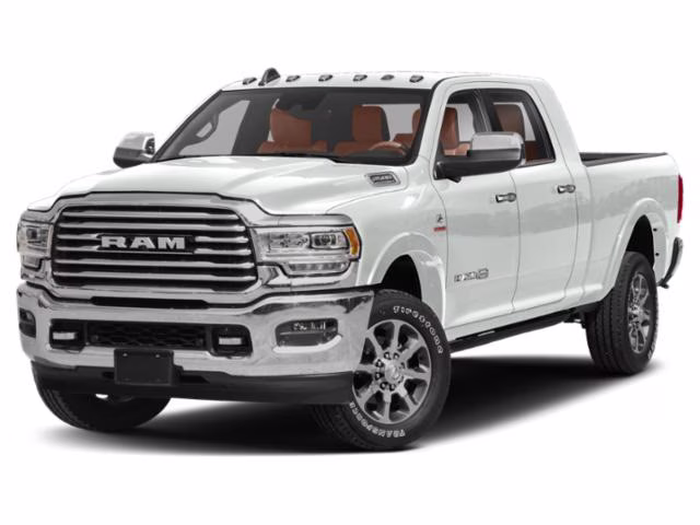 2019 Bright White Clearcoat Ram 2500 Laramie Longhorn 4X4 Truck