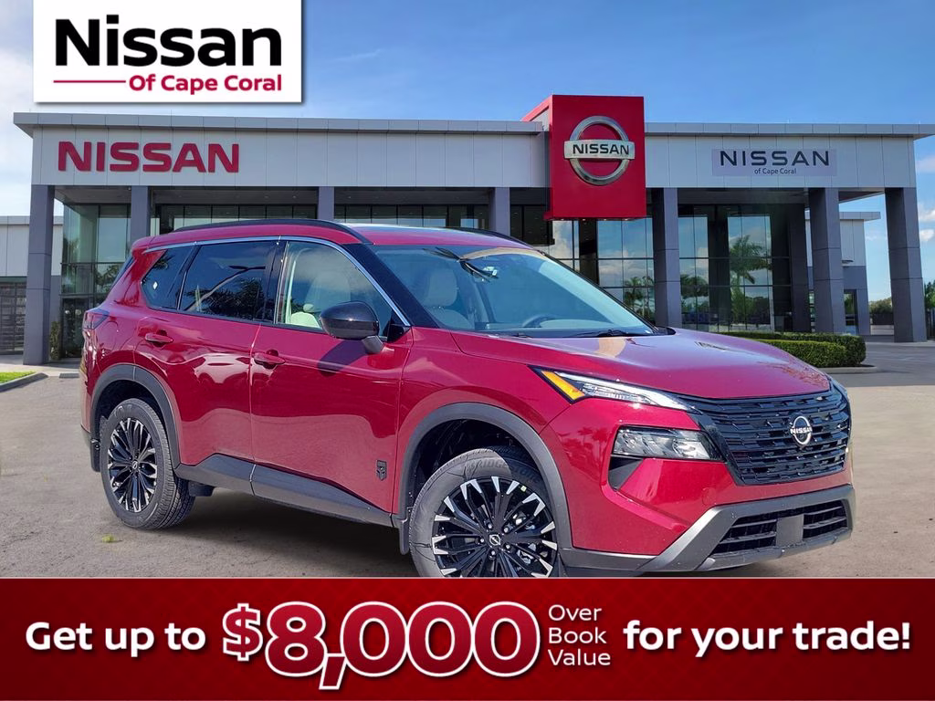 2026 Scarlet Ember Tintcoat Nissan Rogue Dark Armor FWD SUV