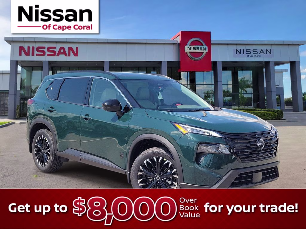 2026 Obsidian Green Nissan Rogue Dark Armor FWD SUV