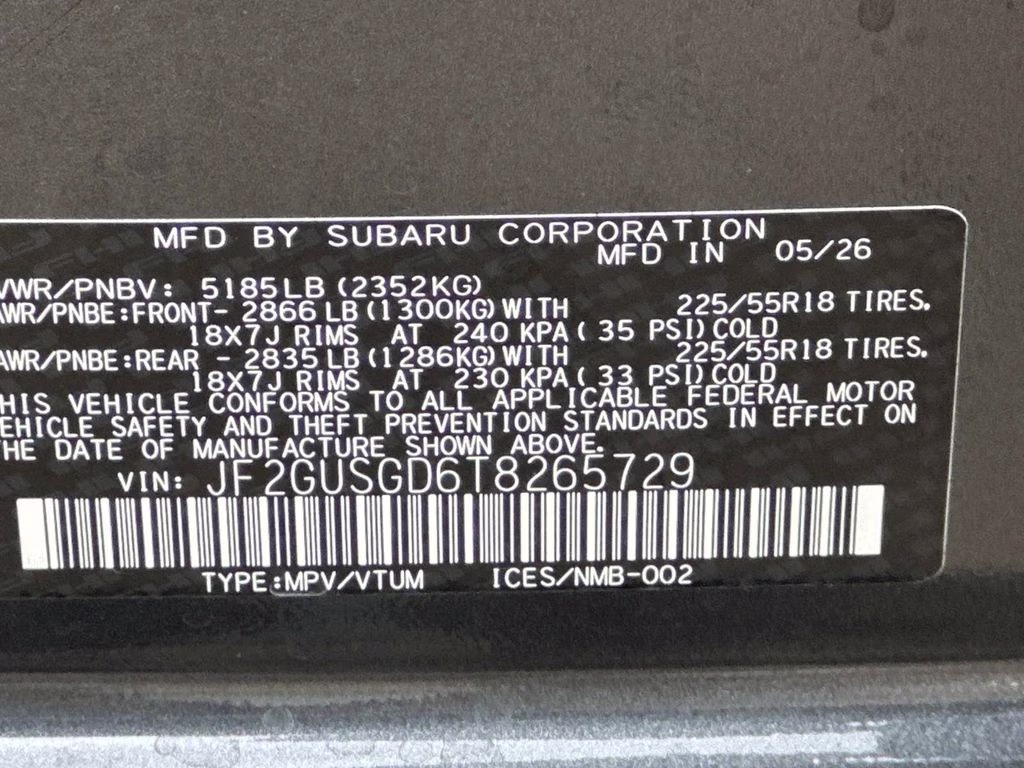 2026 Magnetite Gray Metallic Subaru Crosstrek Hybrid Sport AWD SUV
