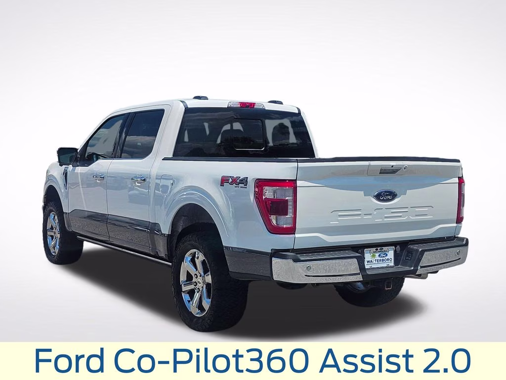 2023 Star White Metallic Tri-Coat Ford F-150 Lariat 4X4 Truck