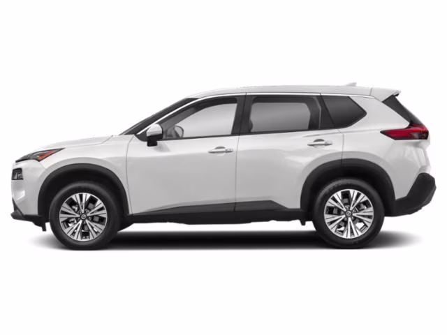 2021 Pearl White Tricoat Nissan Rogue SV AWD SUV